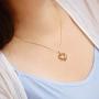 Heart Pendant Necklaces for Women with Swarovski Dainty Cubic Zirconia Diamond Love Swan Necklace 18K Gold Plated Meaningful Mother Daughter Necklace Christmas Gift For Her