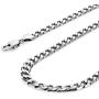 URBAN JEWELRY Classic Mens Necklace 316L Stainless Steel Silver Chain Color 18'',21'',23'' (6mm)