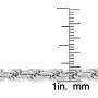 Authentic Solid Sterling Silver Rope Diamond-Cut Braided Twist Link .925 ITProLux Necklace Chains 1.5MM - 5.5MM, 16'' - 30'', Made In Italy, Men & Women, Next Level Jewelry