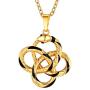 U7 Gothic Punk Jewelry Personalized Snake Necklace Pendant Chain in Platinum Gold Color, Gift for Men Women