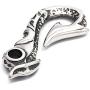 Gungneer Fish Hook Pendant Necklace Stainless Steel Keel Chain Strength Protection Amulet Maori Jewelry Accessory