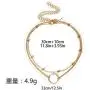 MELLIFO 9PCS Butterfly Choker Necklace Gold Silver Layered Chain Dainty Choker Pendant Necklaces for Women Girls