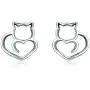 Cute Cat Earrings Stud Pearl Earrings for Women Mouse Cubic Zircon Hypoallergenic Earrings Christmas Birthday Gift Cute Cat Earrings Stud Pearl Earrings for Women Mouse Cubic Zircon Hypoallergenic Earrings Christmas Birthday Gift