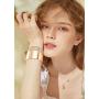 LOLIAS 3 Pcs Cuff Bangle Bracelet for Women Open Wide Wire Bracelets Adjustable Wrist Cuff Wrap Bracelet Gold Sliver Rose Gold Plated Fashion Jewelry
