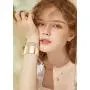 LOLIAS 3 Pcs Cuff Bangle Bracelet for Women Open Wide Wire Bracelets Adjustable Wrist Cuff Wrap Bracelet Gold Sliver Rose Gold Plated Fashion Jewelry