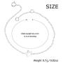 AUBE JEWELRY Hypoallergenic 925 Sterling Silver Dainty Star Bracelet for Women