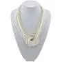 Bocar Seed Beads Multilayer Chunky Bib Statement Knot Necklace Bocar Seed Beads Multilayer Chunky Bib Statement Knot Necklace