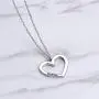 SIVITE Best Friends Forever Necklace Hollow Heart Pendant Necklace for 3 Pieces BFF Friendship Necklace