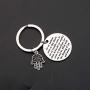 Gzrlyf Hand of Hamsa Keychain Let No Sadness Come to This Heart Hamsa Prayer Gifts