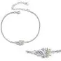 LUHE Sunflower Bracelets,Rose Bracelets,Daisy Bracelets,Sterling Silver Flower Bracelets for Women