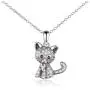 LUHE S925 Sterling Silver Cat Pendant Necklaces Jewelry Gifts for Little Teen Girls Daughter Women Cat Lover LUHE S925 Sterling Silver Cat Pendant Necklaces Jewelry Gifts for Little Teen Girls Daughter Women Cat Lover