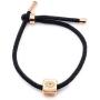 Handmade Black Cord Evil Eye Cube Bracelet Protection Jewelry