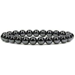 Adabele 2pcs Natural Gemstone Bracelets 7'' 7.5 inch Stretchy Chakra Gems Stones 8mm (0.31'') Beads Healing Crystal Quartz Women Men Girls Gifts (Unisex)