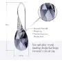 Pendant Earrings, Teardrop Crystal Drop Dangle Earrings for Women Girls, Elegant Hoop Earring, Teardrop Fashion Earrings Jewelry Christmas Gifts Pendant Earrings, Teardrop Crystal Drop Dangle Earrings for Women Girls, Elegant Hoop Earring, Teardrop Fashion Earrings Jewelry Christmas Gifts
