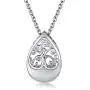 Teardrop Tree of Life Urn Necklace - 925 Sterling Silver Cremation Jewelry Memorial Ashes Pendant Heart Keepsake for Women Girls