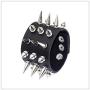 Nsitbbuery Hip Hop Spike Wristband Rivet Leather Cuff Bracelet