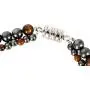 Elegant Womens Hematite Magnetic Therapy Necklace with Healing Stones Pain Relief for Neck Arthritis Migraine Headaches Shoulders and Back (Regular, Tiger Eye) Elegant Womens Hematite Magnetic Therapy Necklace with Healing Stones Pain Relief for Neck Arthritis Migraine Headaches Shoulders and Back (Regular, Tiger Eye)