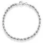 Miabella 925 Sterling Silver 4mm Classic Rope Chain Link Bracelet for Women Men, 6.5, 7, 7.5, 8, 8.5 Inch Made in Italy Miabella 925 Sterling Silver 4mm Classic Rope Chain Link Bracelet for Women Men, 6.5, 7, 7.5, 8, 8.5 Inch Made in Italy