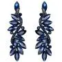 BriLove Womens Wedding Bridal Crystal Multi Marquise Filigree Flower Chandelier Clip-On Dangle Earrings BriLove Womens Wedding Bridal Crystal Multi Marquise Filigree Flower Chandelier Clip-On Dangle Earrings