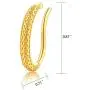 P&N Jewelry Ear Cuffs Earrings Clips on Earrings for Women, Detachable Pendant Earrings Sterling Silver 18K Gold Plated for Daily Party Travly