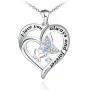 Distance Butterfly Necklace for Women 925 Sterling Silver Forever Heart Necklace Pendant Jewelry Gifts for Girls Women Birthday Christmas Distance Butterfly Necklace for Women 925 Sterling Silver Forever Heart Necklace Pendant Jewelry Gifts for Girls Women Birthday Christmas