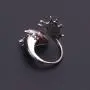 HSQYJ Dragon Ring Devil Tail Arrows Adjustable Rings Gothic Dragon Open Ring with Red/Blue Crystal Eye Uniquely Stylish Jewelry for Women Men HSQYJ Dragon Ring Devil Tail Arrows Adjustable Rings Gothic Dragon Open Ring with Red/Blue Crystal Eye Uniquely Stylish Jewelry for Women Men