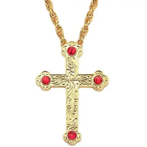Religious Jesus Crucifix Jeweled Necklace - 18k Gold Plated Jeweled Virgin Mary Pectoral Cross Necklace Zircons Crystals Christian Church Golden Priest Crucifix Orthodox Jewelry Baptism Gift Religious Religious Jesus Crucifix Jeweled Necklace - 18k Gold Plated Jeweled Virgin Mary Pectoral Cross Necklace Zircons Crystals Christian Church Golden Priest Crucifix Orthodox Jewelry Baptism Gift Religious