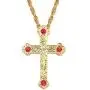 Religious Jesus Crucifix Jeweled Necklace - 18k Gold Plated Jeweled Virgin Mary Pectoral Cross Necklace Zircons Crystals Christian Church Golden Priest Crucifix Orthodox Jewelry Baptism Gift Religious Religious Jesus Crucifix Jeweled Necklace - 18k Gold Plated Jeweled Virgin Mary Pectoral Cross Necklace Zircons Crystals Christian Church Golden Priest Crucifix Orthodox Jewelry Baptism Gift Religious