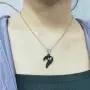 Long tiantian Her His Necklace Magnetic Bracelet for Couple Gift Couple Necklace