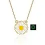 VFR Gold Plated Dainty Daisy Flower Chain Necklace, Glow in The Dark Necklace Daisy Pendant Jewelry with Gift Cards Message Cards for Woman Girls Gifts