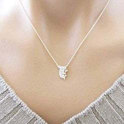 JczR.Y Cute Koala Bear Necklace Pendant Simple Lovely Australian Bear Woodland Animal Necklace for Women Girls