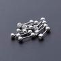 ZS 5 Pairs Ball Stud Earrings Stainless Steel 18G Barbell Gartilage Earrings Helix Earrings 4mm CZ Ear Piercing Set