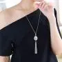 Dcfywl731 2psc Long Tassel Necklace for Women Set Pearl Necklace Knot Pendant Necklace Sweater Chain Necklace Jewelry Dcfywl731 2psc Long Tassel Necklace for Women Set Pearl Necklace Knot Pendant Necklace Sweater Chain Necklace Jewelry
