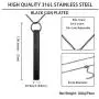Hipunk Bar Necklace Earrings Women Men 316L Stainless Steel Long Plain Vertical Bar Pendant Earrings 18k Gold/Black Gun Plated Fashion Dainty Jewelry Hipunk Bar Necklace Earrings Women Men 316L Stainless Steel Long Plain Vertical Bar Pendant Earrings 18k Gold/Black Gun Plated Fashion Dainty Jewelry