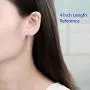 2pcs 14k Gold Plated 925 Sterling Silver Cute Dainty Ear Threads Thin Long Chain Dangle Bar Earrings | 4 inch Earring Threader Jewelry Findings SS339-4 2pcs 14k Gold Plated 925 Sterling Silver Cute Dainty Ear Threads Thin Long Chain Dangle Bar Earrings | 4 inch Earring Threader Jewelry Findings SS339-4