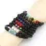 Muyasea 7 Chakra Bracelet Healing Balancing Genuine Leather Bracelets with Magnetic Clasp , Best Gifts Natural Stone Bracelets Muyasea 7 Chakra Bracelet Healing Balancing Genuine Leather Bracelets with Magnetic Clasp , Best Gifts Natural Stone Bracelets