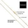 KoolJewelry Solid 14k Yellow Gold Venetian Box Chain Necklace for Women (0.6 mm, 0.7 mm, 0.8 mm or 1 mm) - Thin and Lightweight