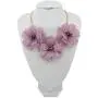 Bocar Statement Flower Necklace Handmade Bib Collar Jewelry Set for Women Bocar Statement Flower Necklace Handmade Bib Collar Jewelry Set for Women