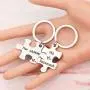 HOLLP Outlander Gifts Outlander Puzzle Keychain His Sassenach and Her JAMMF Keychain Sasenach Inspired Jewelry Gift Jamie Fraser Gifts for Outlander Fans