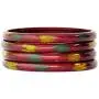 Indian Bollywood Jewelry Bangles Plain Printed Glass Bangles 4p Traditional Costume Matching Bracelets For Women Indian Bollywood Jewelry Bangles Plain Printed Glass Bangles 4p Traditional Costume Matching Bracelets For Women