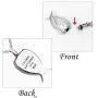Dletay Angel Wing Cremation Necklace for Ashes Stainless Steel Urn Pendant Ashes Holder Memorial Jewelry-I’m Here Watching Over You