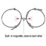 YANCHUN Couple Necklaces Bracelets for Him and Her Love Heart Puzzle Matching Engraved I Love You Necklace for Women Men