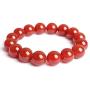Hynsin Carnelian Bracelet Women Men Jewelry 6/8/12/14/16 mm Red Stone Beads Bracelets & Bangle