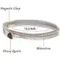 FANCY SHINY Boho Wrap Bracelets Leather Cuff Bracelet Bohemian Jewelry Crystal Charms Magnetic Clasp for Women, 15.3'' FANCY SHINY Boho Wrap Bracelets Leather Cuff Bracelet Bohemian Jewelry Crystal Charms Magnetic Clasp for Women, 15.3''
