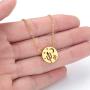 Aeora Friends Gift,Hollow Cactus Moon Star Pendant Necklace for Women Lady Girl Daughter Mother Sister Gift