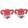 XUNER Cuterus Pin Uterus Uterus Ovaries Pin Medical Pins Enamel Brooch Uterine Medicine Brooches Feminist Jewelry Gifts for Woman &Nurses Graduate Students