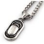 GUNGNEER Stainless Steel Scarab Pendant Egyptian Eye of Horus Necklace Health Protection Amulet Talisman Jewelry