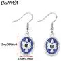 CENWA Vampire Inspired Jewelry Damon Salvatore Earrings Vampire Fans Gift Halloween Jewelry CENWA Vampire Inspired Jewelry Damon Salvatore Earrings Vampire Fans Gift Halloween Jewelry