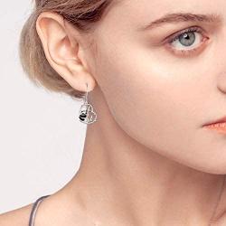 POPLYKE Sterling Silver Cute Animal Dangle Hypoallergenic Earrings for Women Girls