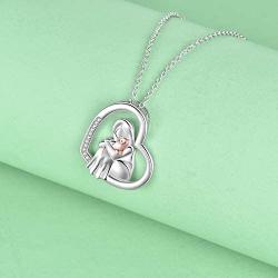 POPKIMI Sterling Silver S925 Cute Animal Necklace for Women Girls Birthday Jewelry Gifts
